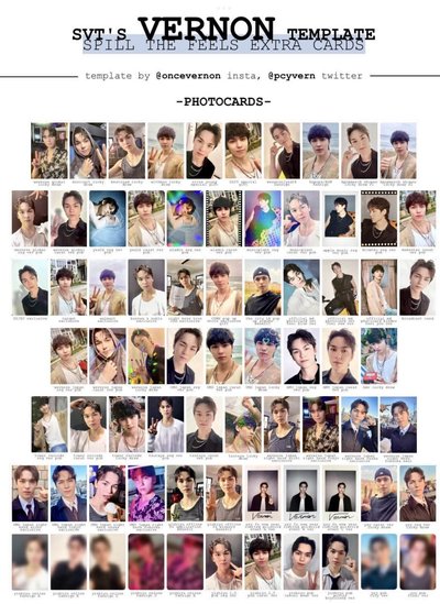 Seventeen 率 各時期特典卡 迷12/迷11/迷10/正四