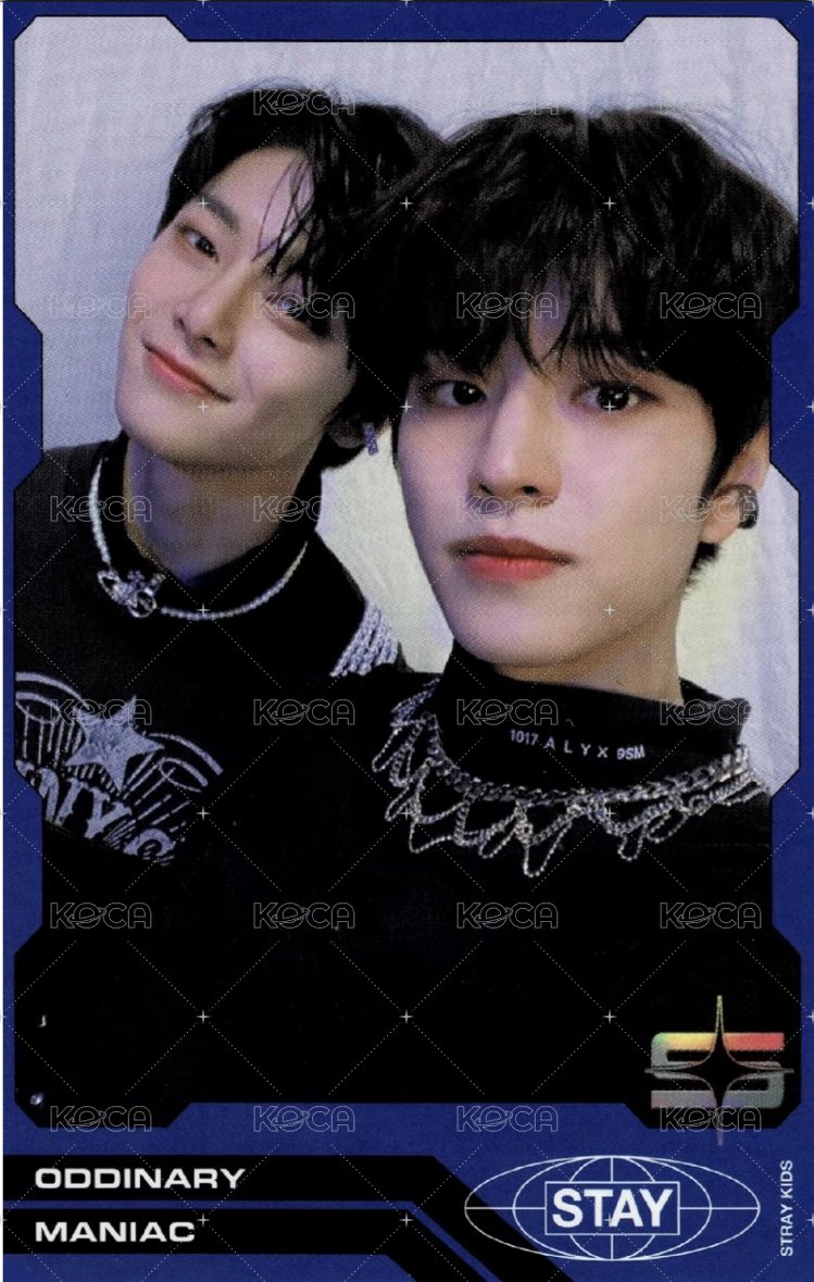 ODDINARY 專輯卡 藍版雙人卡 正面