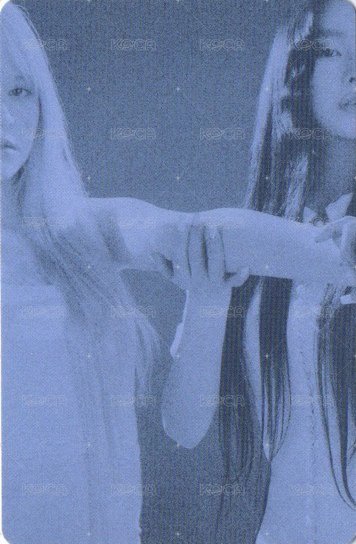 正規一 專輯卡 藍版電子專 背面