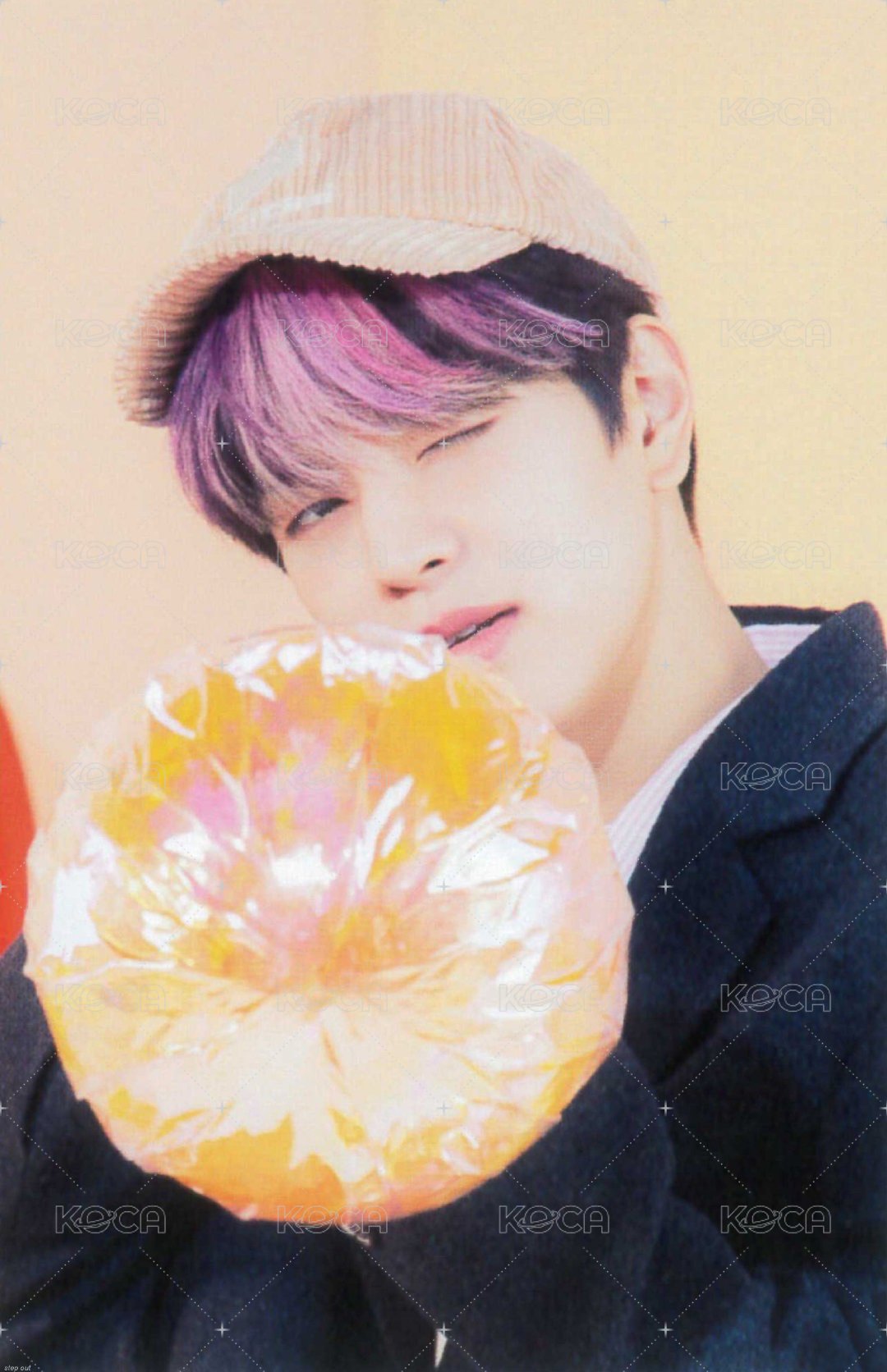 2023 年曆 年曆卡 黃 ver. 正面