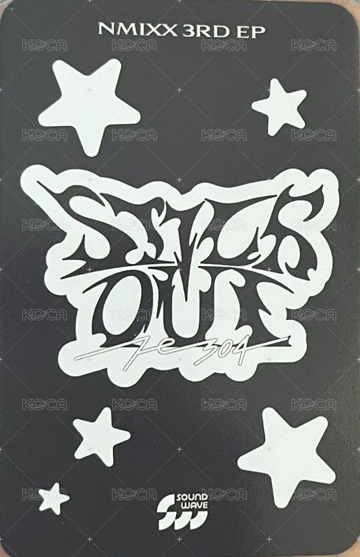 STICK OUT sw 3.0 幸運卡 薛裴雙人卡 背面