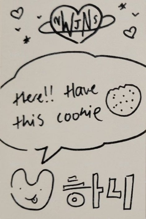 New Jeans 專輯卡 Hanni ver. 背面