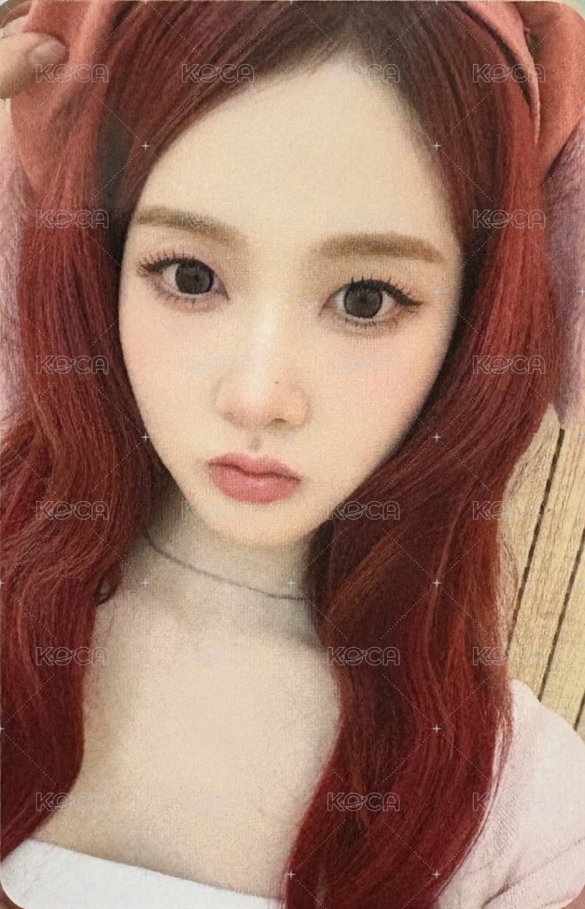 S sr 簽售卡 兔耳帽 正面