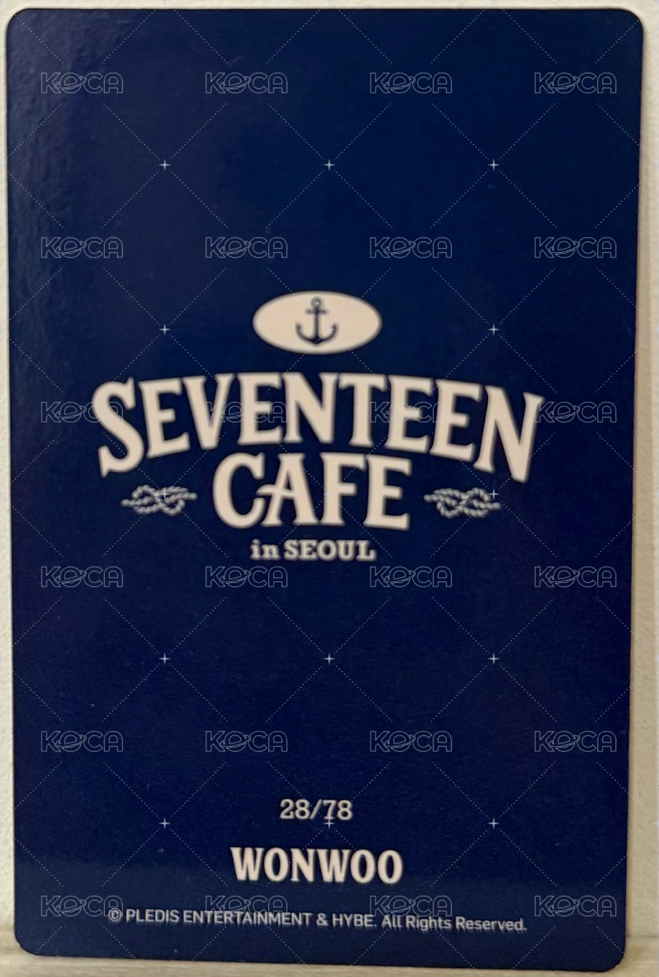 23‘CAFE in SEOUL 隨機卡  背面