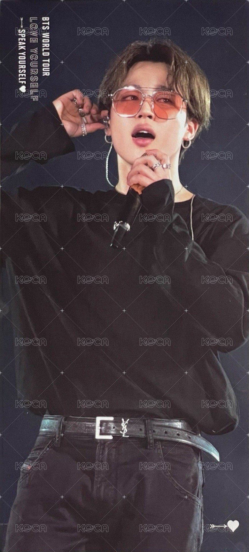 SY Tour 演唱會 DVD / CD 卡 倫敦 書籤 背面