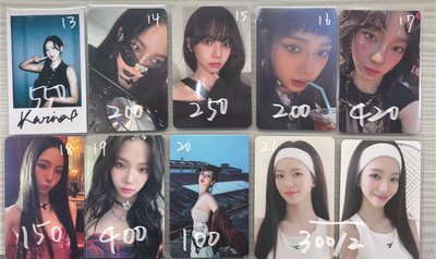 aespa 小紙片 Karina