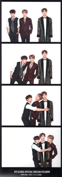 ARMY 會員禮卡 四期 四格卡