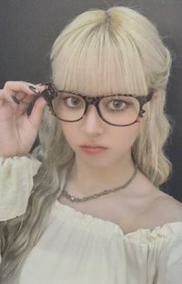 正規一 am 線上 1.0 簽售卡 豹紋眼鏡ver.