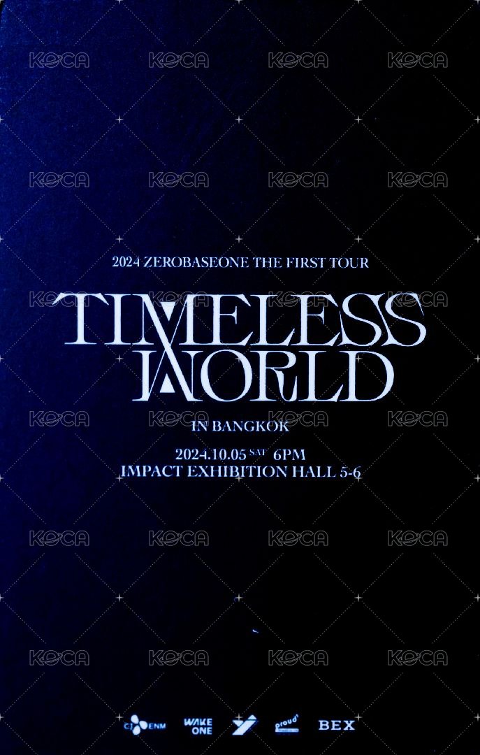 世巡TW 入場卡 / 場限卡 ZB1 曼谷綜卡團卡 背面