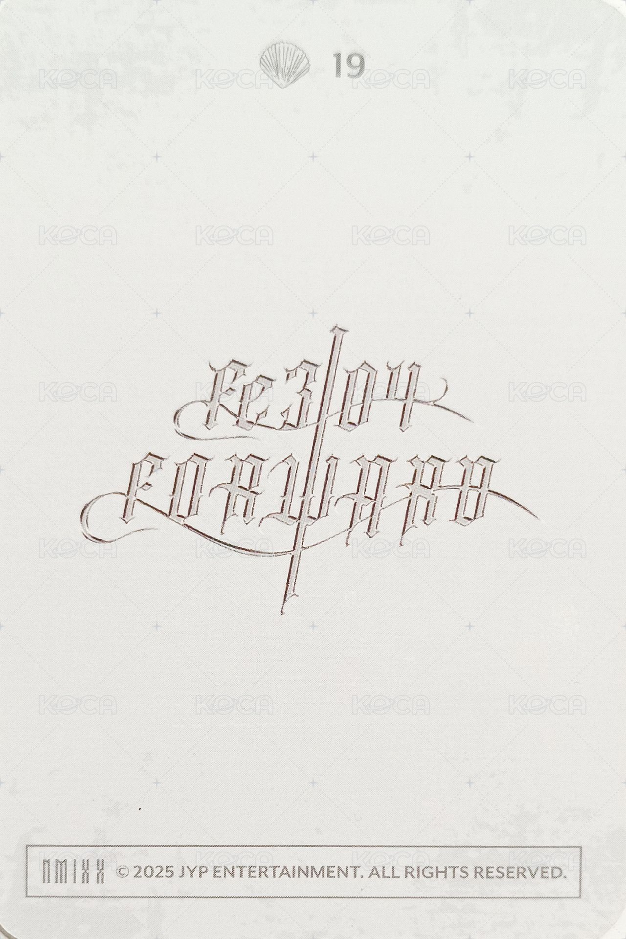 FORWARD 快閃 隨機卡 自拍莉 背面