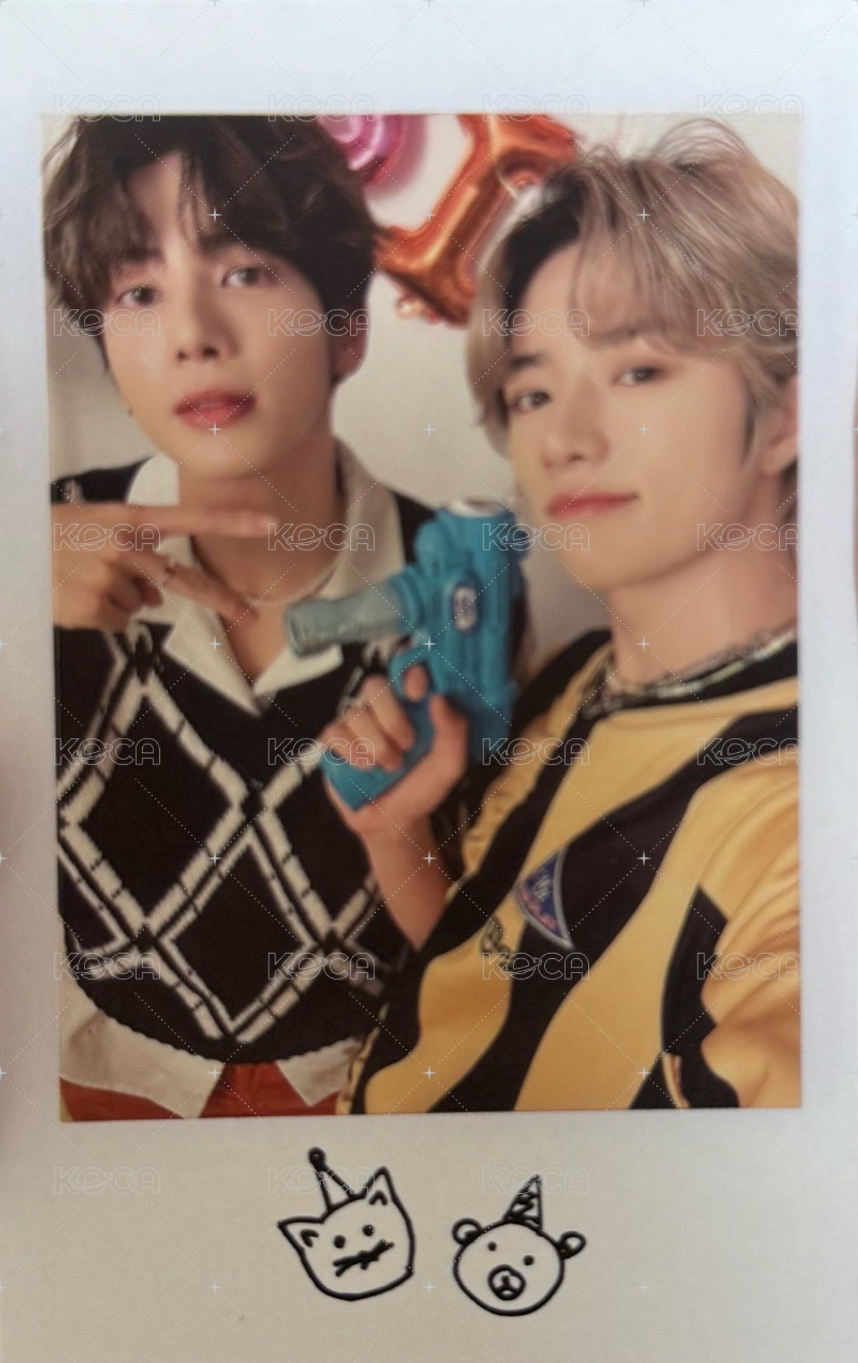 23 DECO KIT 周邊卡 雙人拍立得 正面