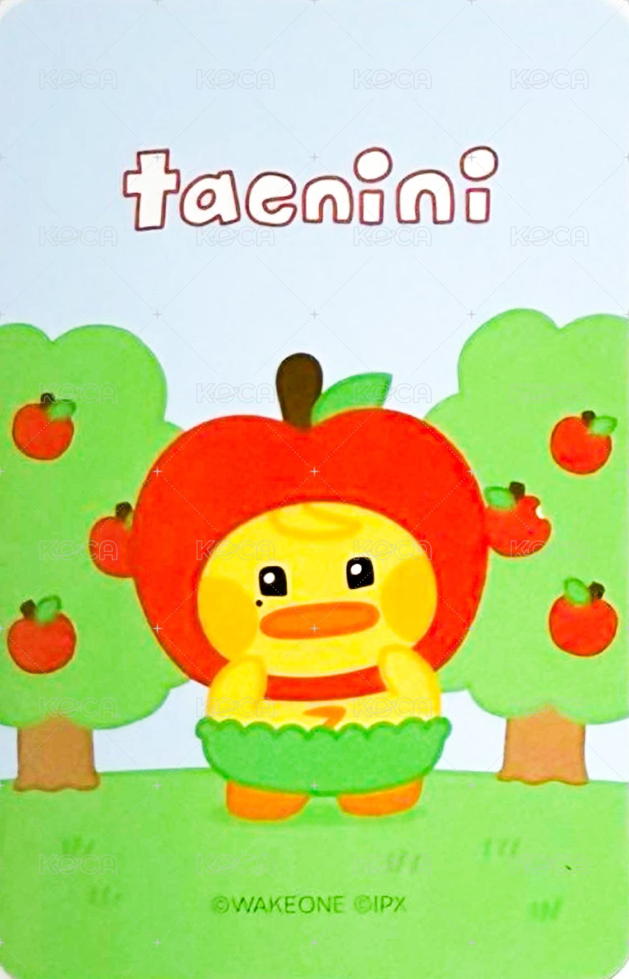 zeroni 水果 滿額卡  背面