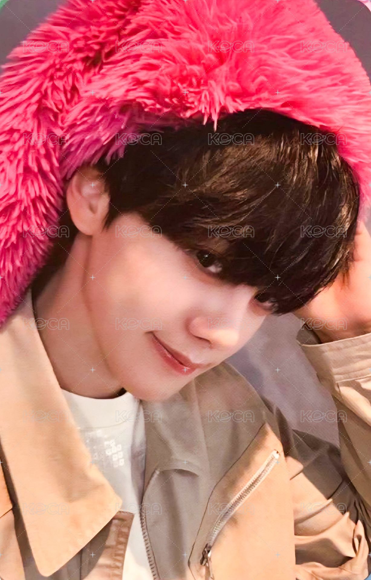 迷三 k4 幸運卡 粉帽 ver. 正面