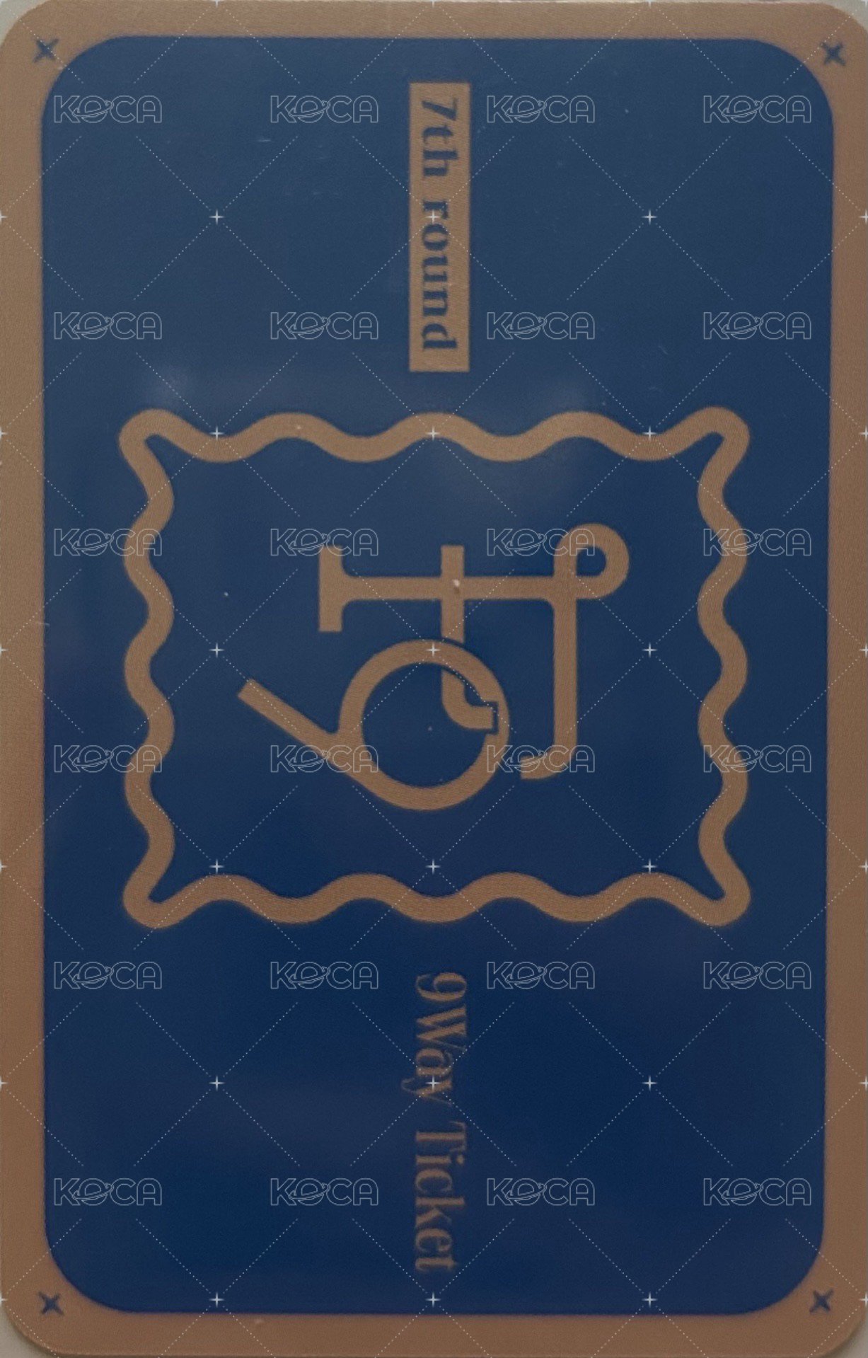 WE GO jm 特典卡  背面