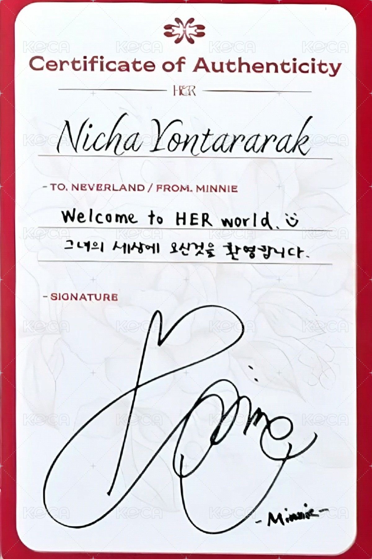 HER 專輯卡 專卡 背面