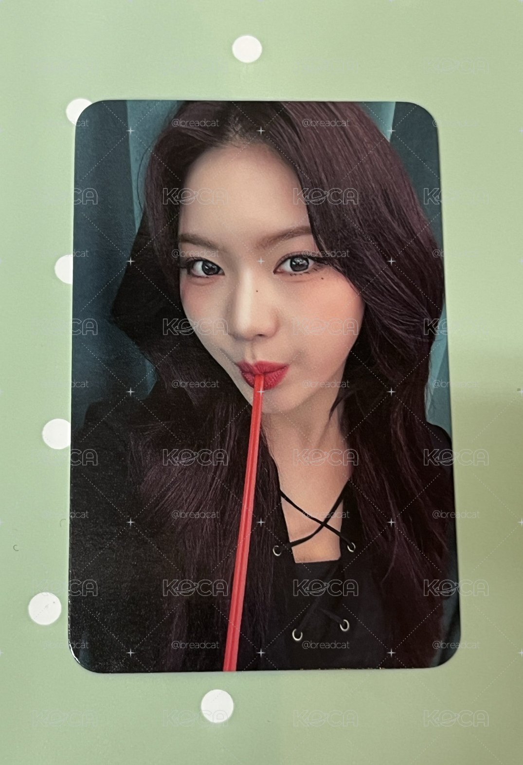 STAYC ISA S Bebe Kp 吸管莎