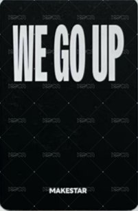 WE GO UP ms 線下1.0 簽售卡 ms特典2.0 背面