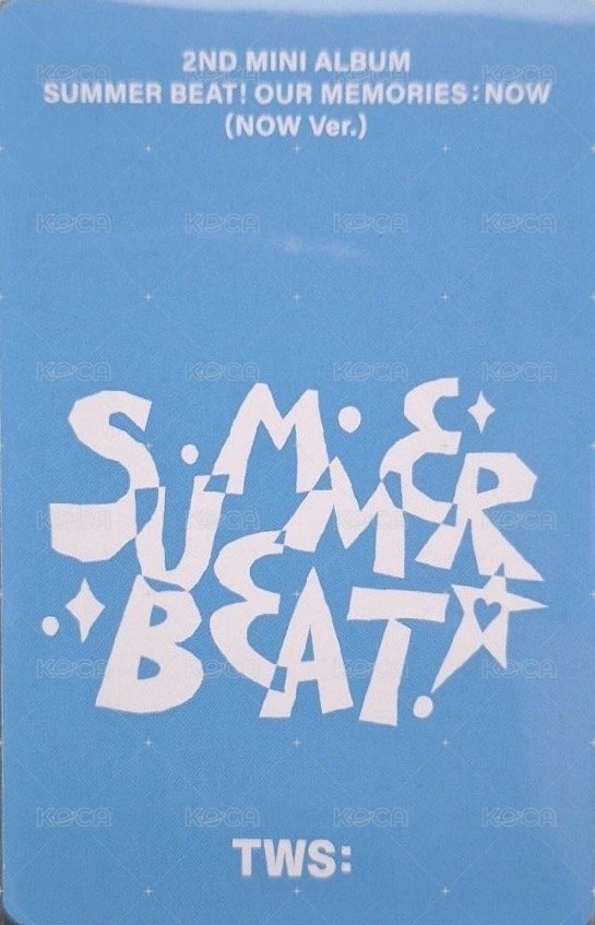 SUMMER BEAT! 專輯卡 NOW ver. 背面