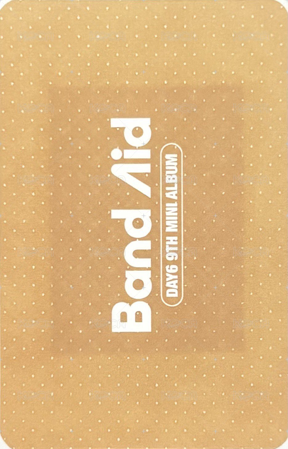 迷九 打歌卡  背面