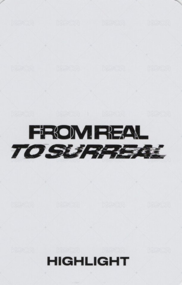 From Real to Surreal mk 幸運卡  背面