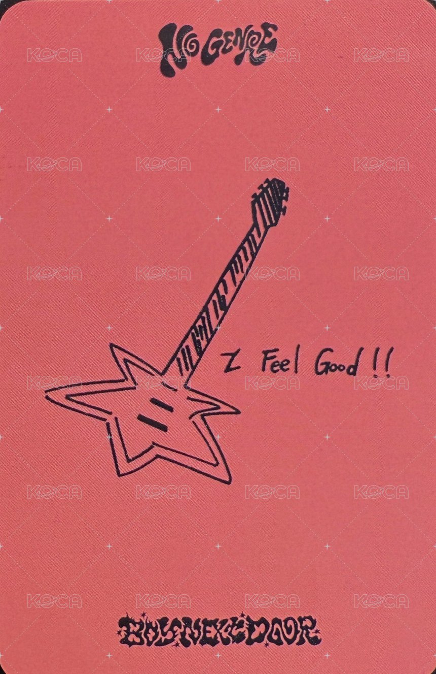 No Genre 打歌卡 mcd 1 背面