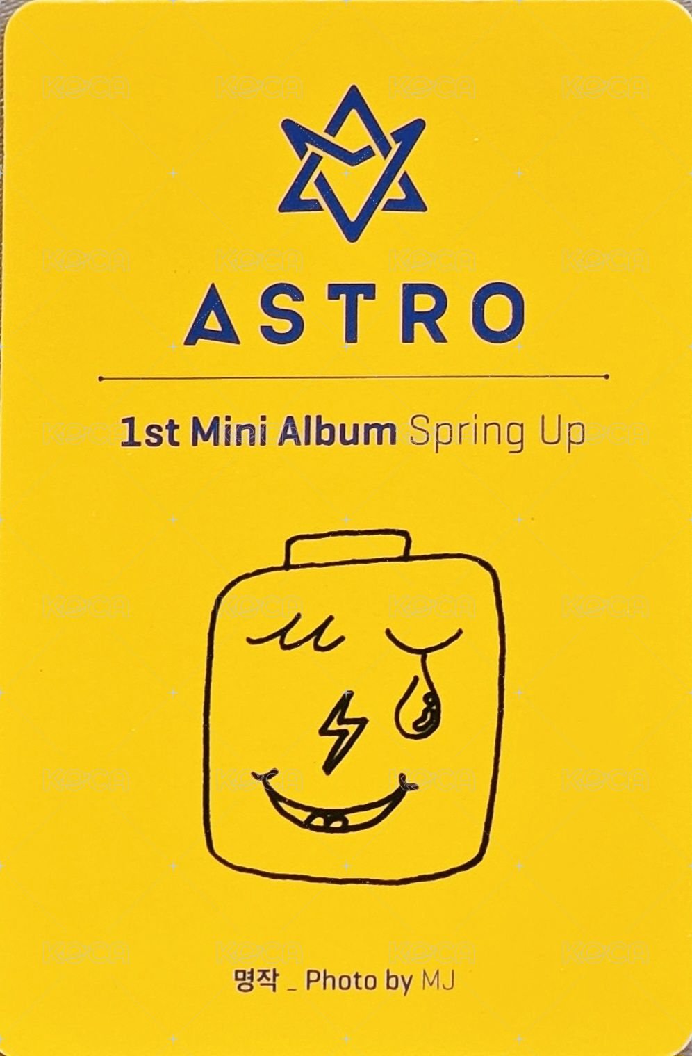 春專 專輯卡  背面