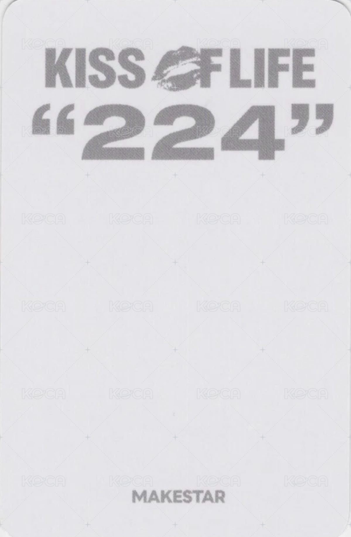 224 ms 預售 特典卡  背面