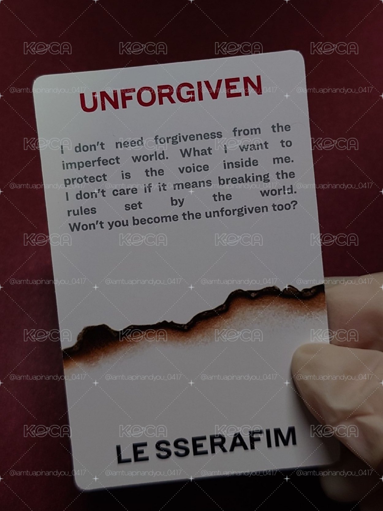 Unforgiven 專卡 yunjin