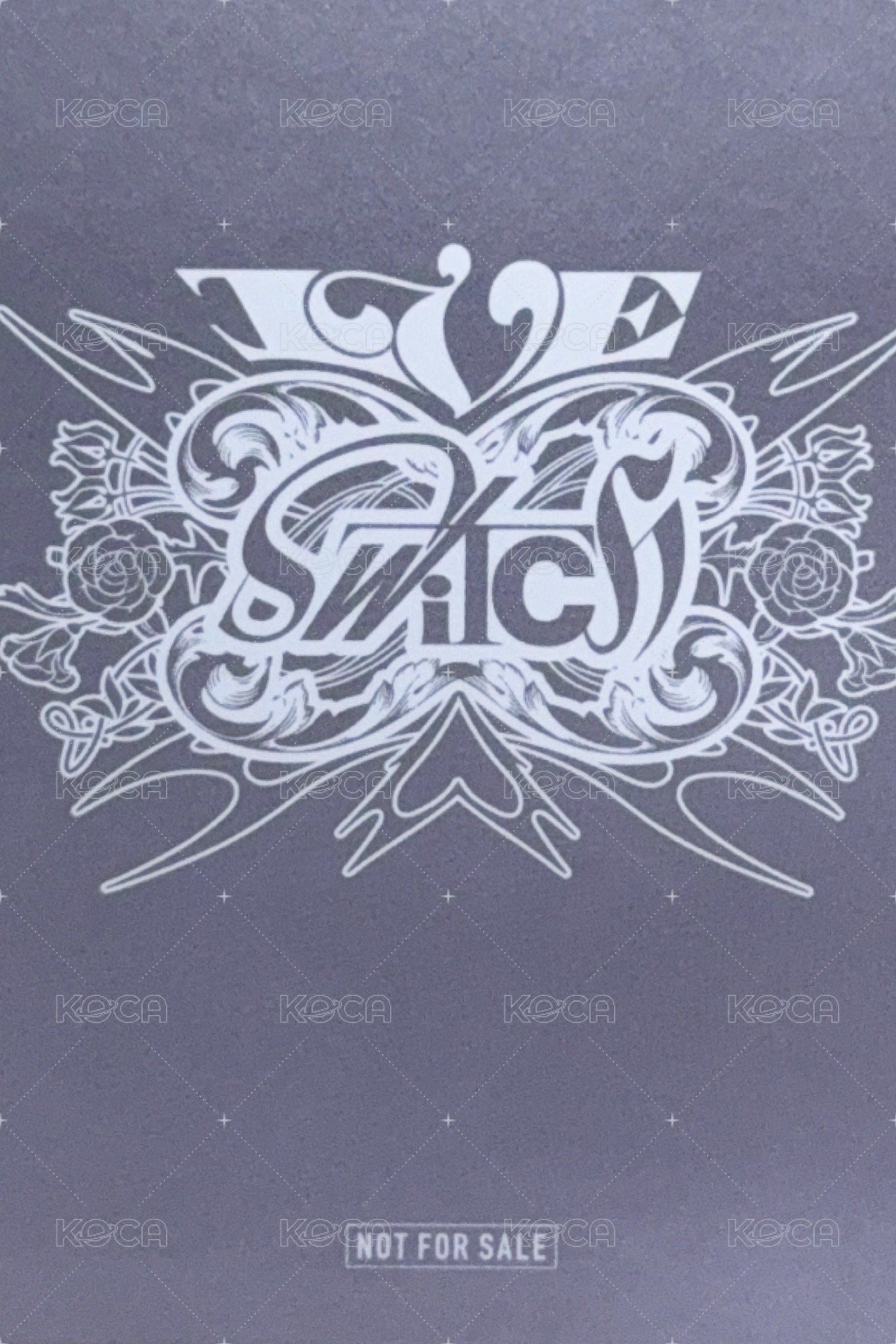 IVE SWITCH 入場卡 / 場限卡 0816 大阪場限 背面