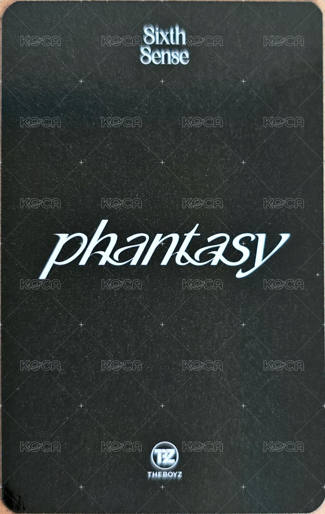 THE BOYZ 2ND ALBUM PHANTASY POP-UP STORE 周邊卡 訓練服套裝 背面