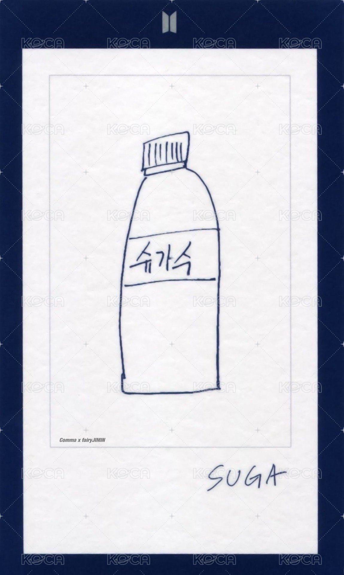 MAGIC SHOP 隨機卡 韓五期 訊息卡(1/5) 背面