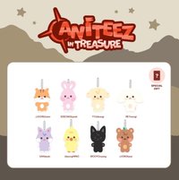ANITEEZ IN TREASURE FLAT FUR PLUSH 豆豆眼娃