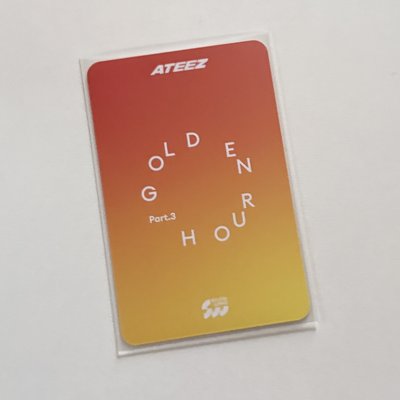 Golden hour part3 sw特典 敲頭 琦