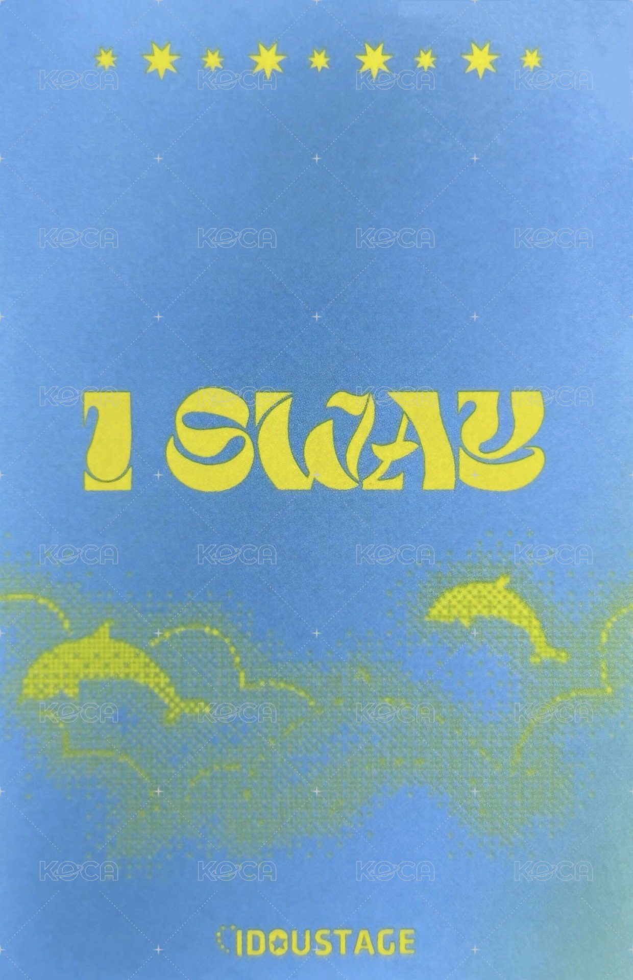 I SWAY 愛豆驛站 3.0 幸運卡  背面