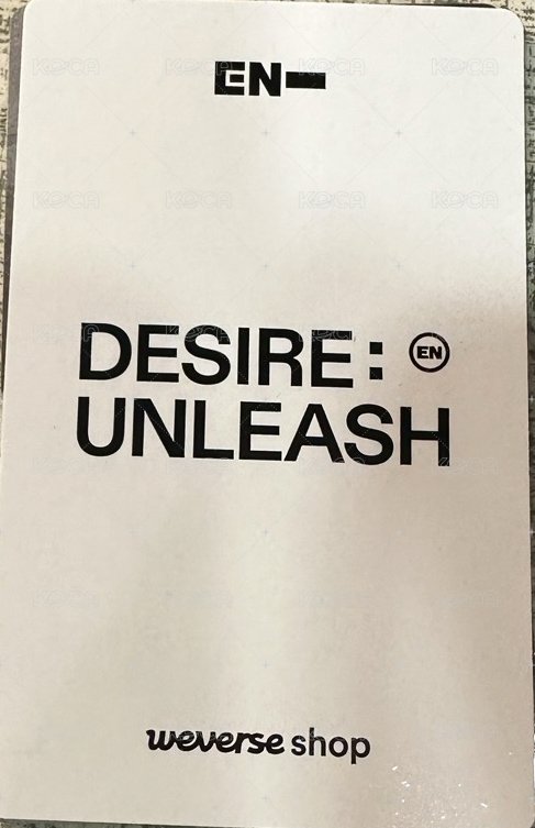 迷六 wvs 單封 特典卡  背面