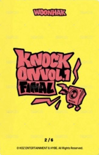 Knock On 巡迴 隨機卡 FINAL 場周 2/6 背面