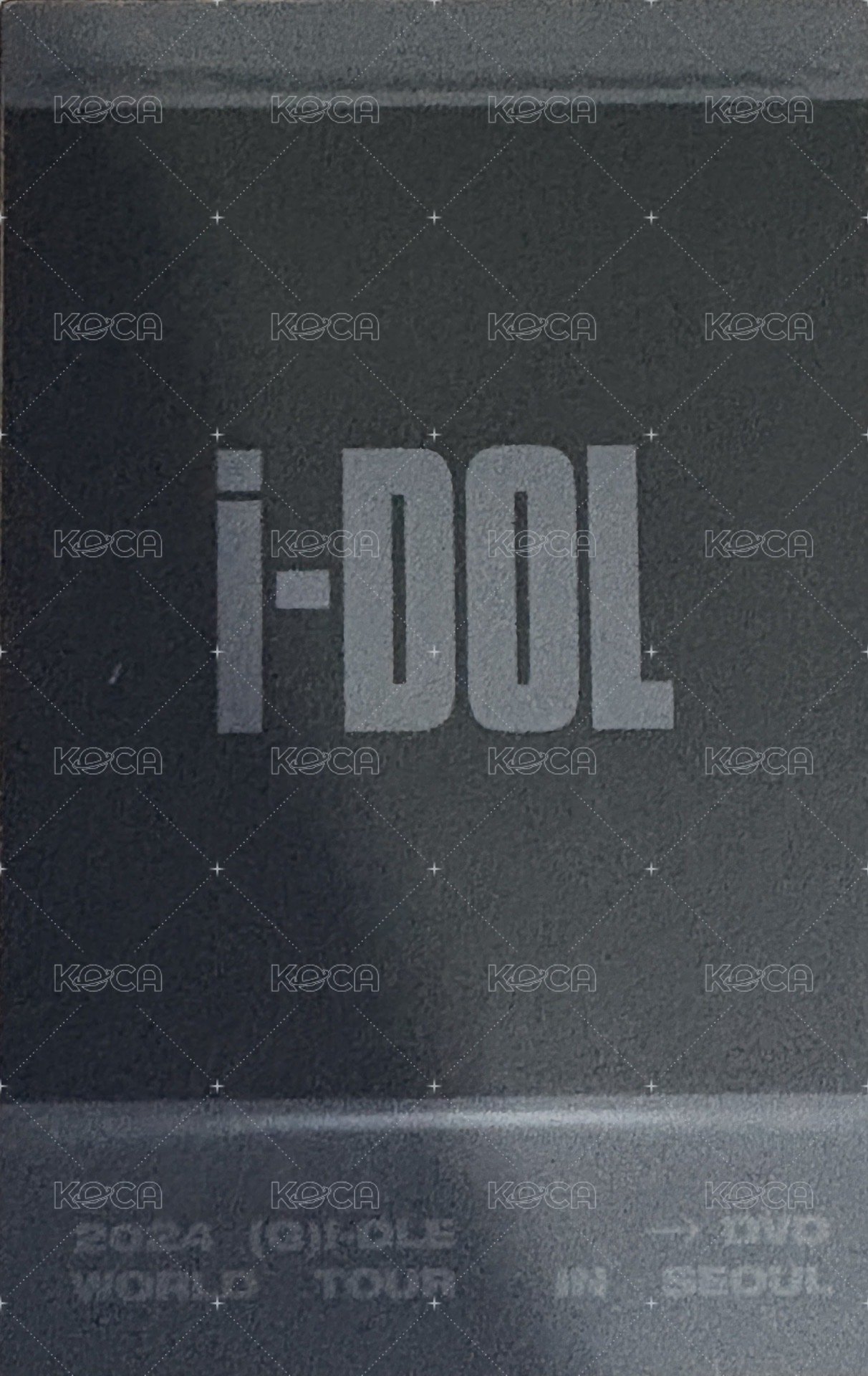 24’演唱會 iDOL 演唱會 DVD / CD 卡  背面