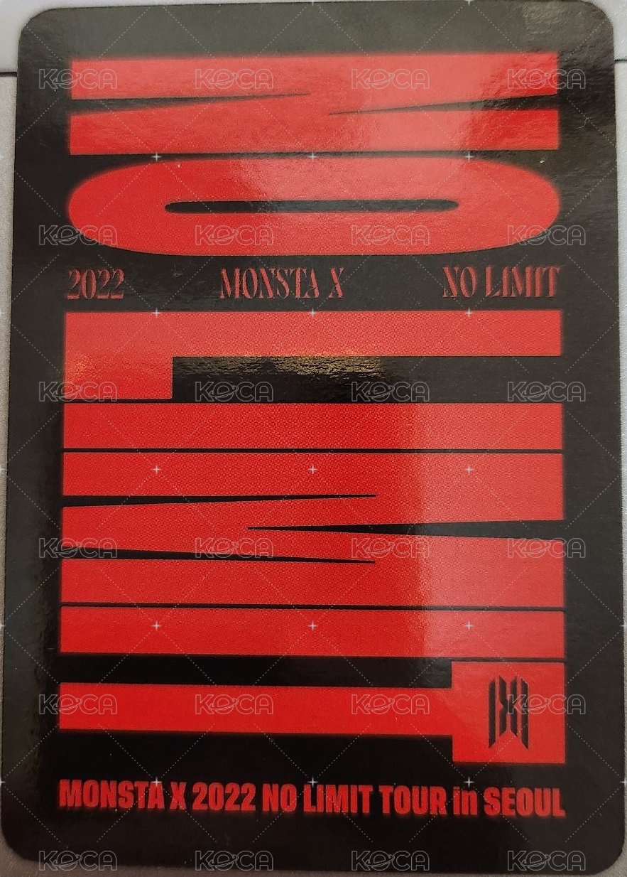 2022巡演首爾場 周邊卡 隨機卡包 背面