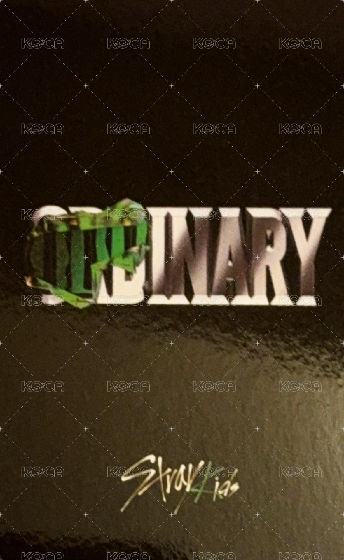 ODDINARY am 特典卡  背面