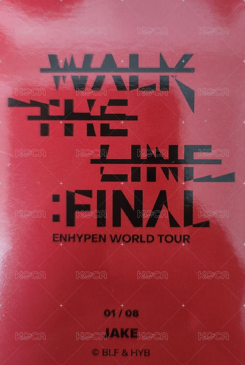 WTL FINAL 隨機卡 jake 05/08 背面