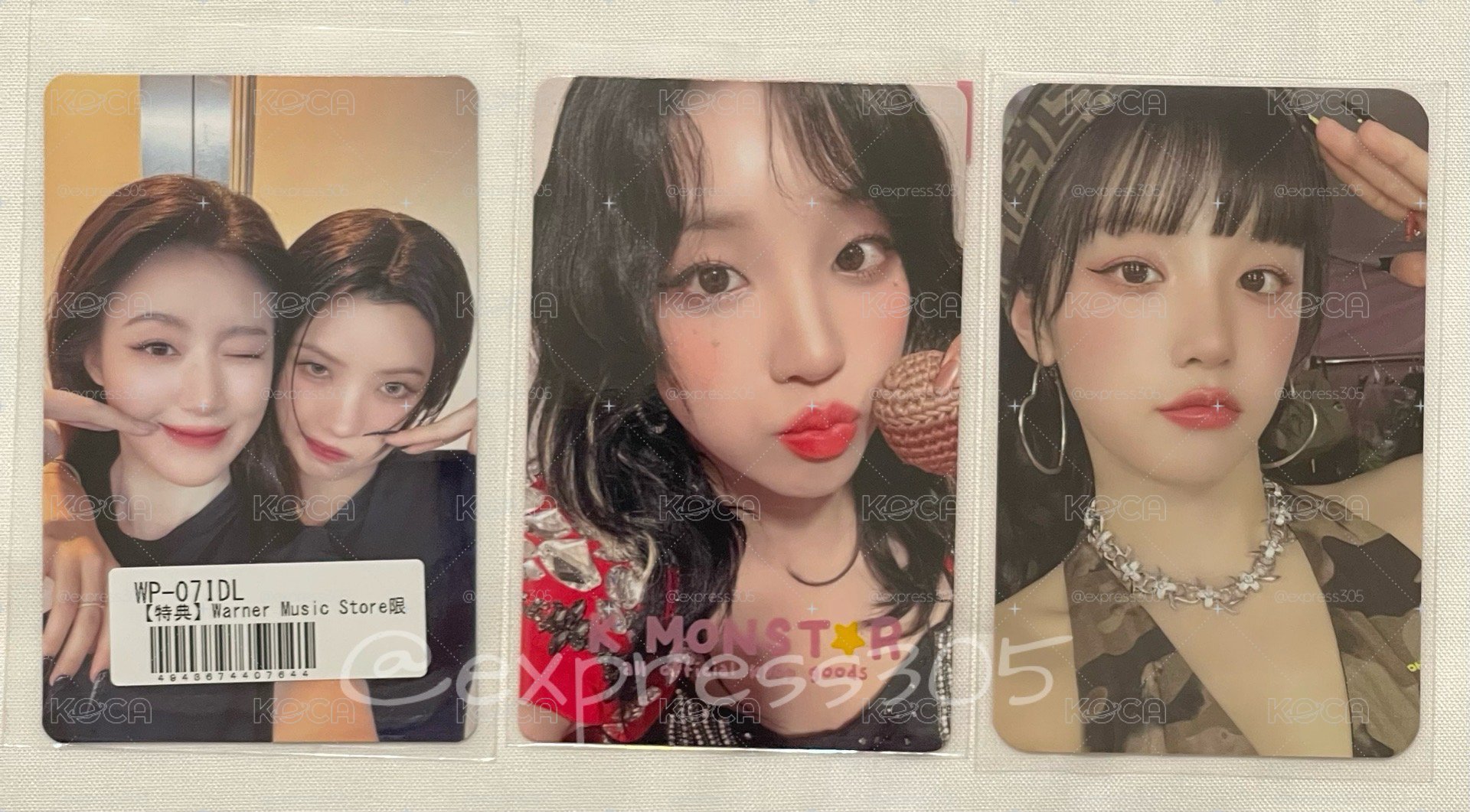 i-dle 日專華納通路花卷分隊卡含綁卡