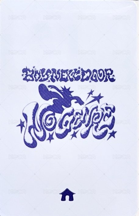 No Genre yzy 1.0 簽售卡 5 背面