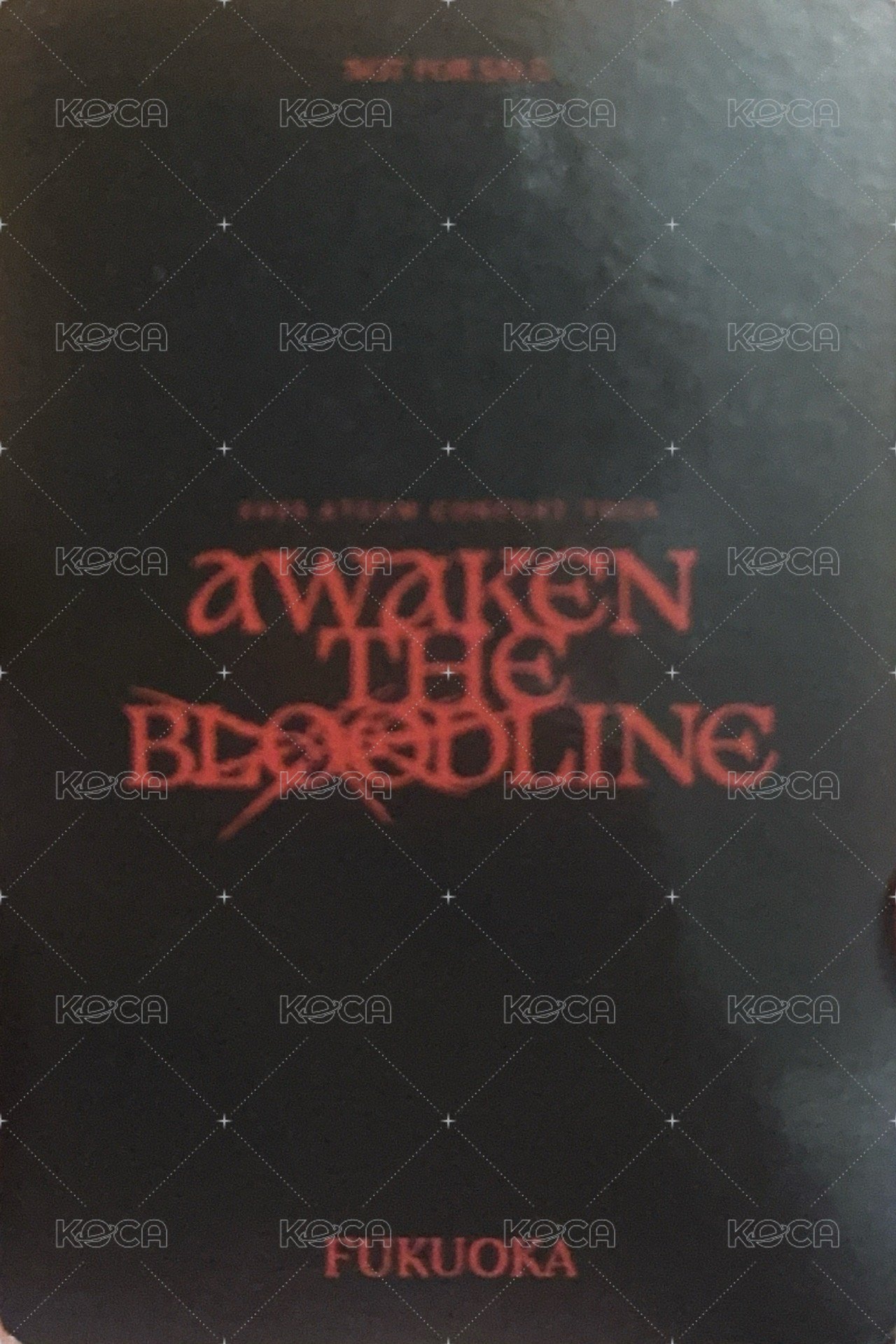 ATB 日咖 FUKUOKA福岡場 幸運卡  背面