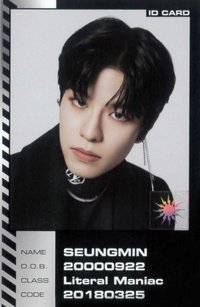 ODDINARY 專輯卡 ID卡