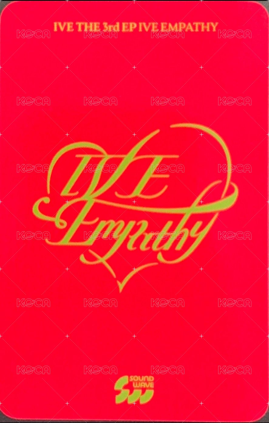 IVE EMPATHY sw 8.0 幸運卡 草莓栗 背面