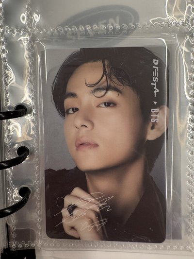 BTS 防彈少年團 金泰亨 V d 社 dicon 展覽票卡 小卡