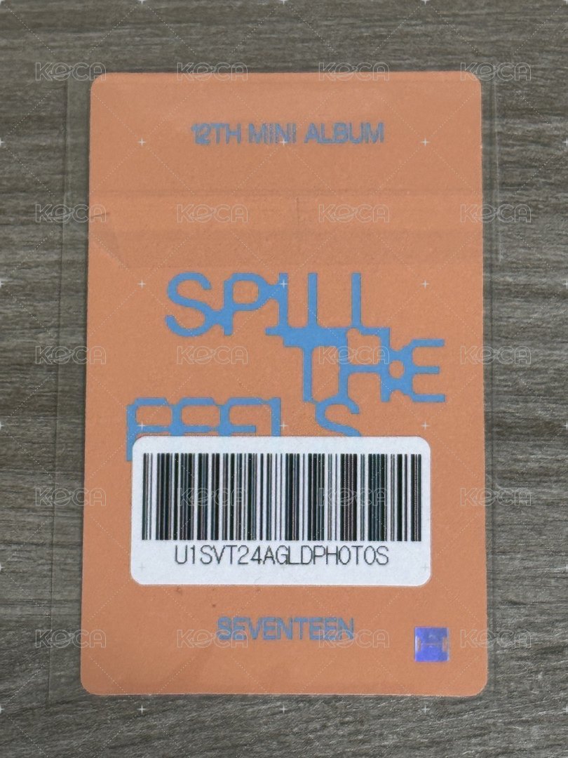 MINI12 wvs 幸運卡 ｜ LD特典 背面