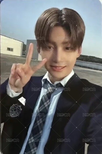 Sparkling Blue bdm 簽售卡  正面