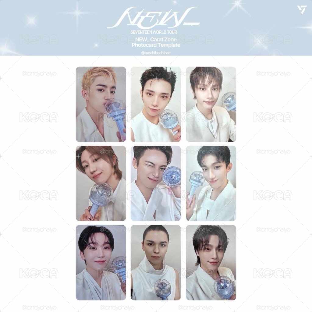S.COUPSSEVENTEEN WORLD TOUR [NEW_]小卡】SEVENTEEN NEW_克拉粽粽卡