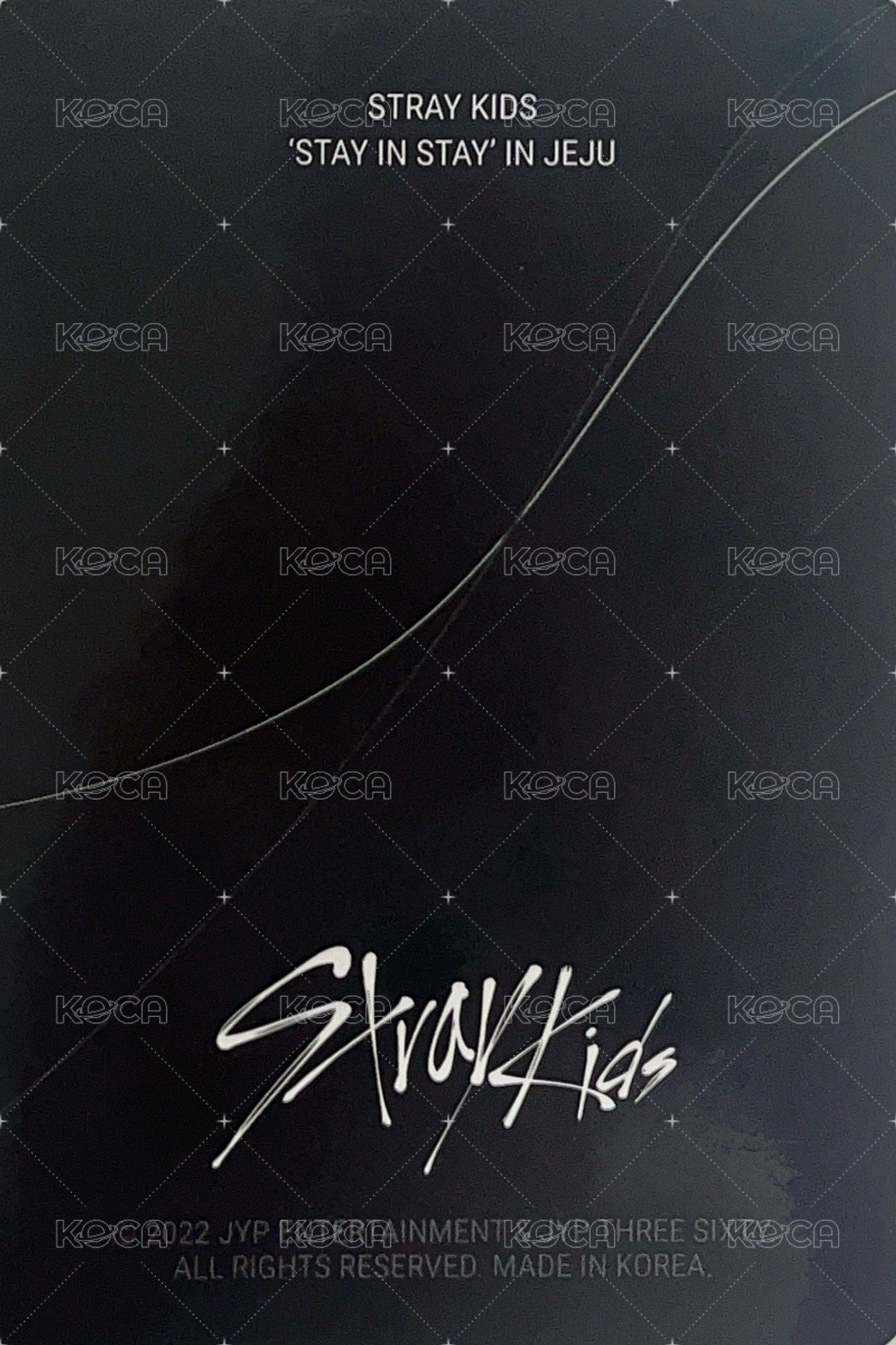 Stay in STAY 周邊卡 線下預售禮 背面